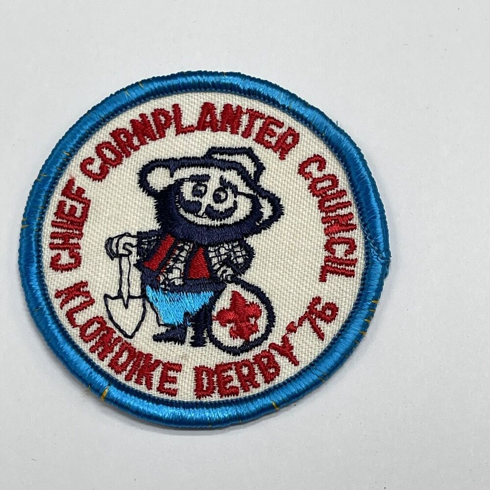 Chief Cornplanter Council‎ Klondike Derby '76 Boy Scout Badge BSA Vintage Patch